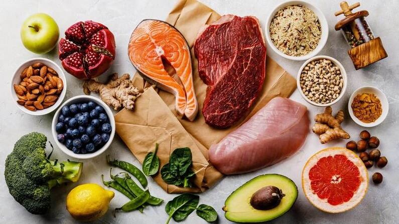 Alimentos aprobados para unha dieta proteica