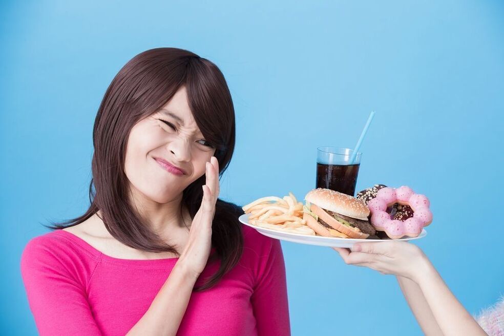 Evitar alimentos pouco saudables para a perda de peso